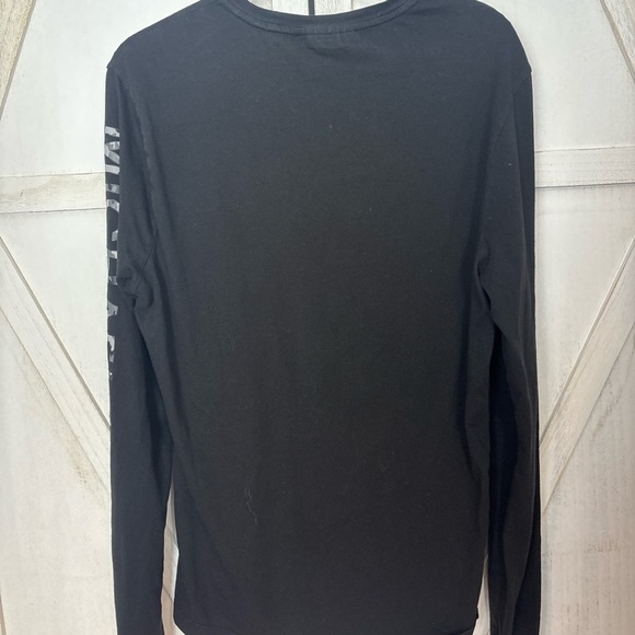 Michael Kors Men's Classic Black Long Sleeve Tee - Picture 4 of 4